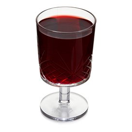 Bicchiere da Vino Riutilizzabile Durevole in Tritan “Firenze” 340ml (1 Pezzo)