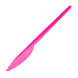 Coltello di Plastica PS Fucsia 165 mm (900 Pezzi)