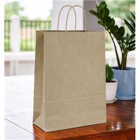 Buste Shopper in Carta 115g/m² 24+11x32cm (25 Pezzi)