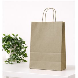 Buste Shopper in Carta 115g/m² 24+11x32cm (25 Pezzi)