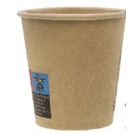 Bicchiere di Carta Kraft-Kraft 3Oz/100ml Ø5,8cm (50 Pezzi)