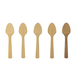 Cucchiai da Aperitivo per Catering Bamboo 9 cm (100 Pezzi)