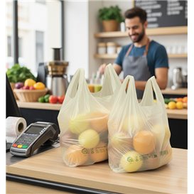 Sacchetto Canottiera Home Compost “Classic” 35x50cm 17,5µm (1.000 Pezzi)