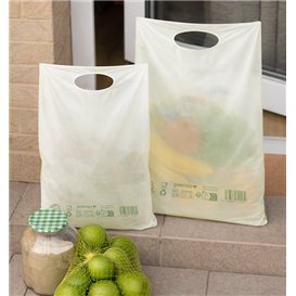 Sacchetti Manico Fustellato Home Compost “Classic” 20x33cm 17µm (100 Pezzi)
