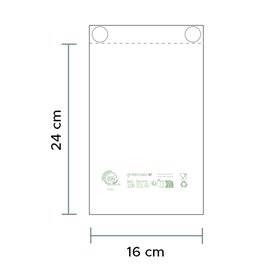 Sacchetti Mercato Block Home Compost “Classic” 16x24cm 12µm (100 Pezzi)