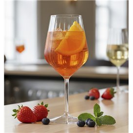 Calice Flute Champagne Piede Basso "Kaleido" Tritan 470 ml (6 Pezzi)