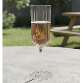 Calice Flute Champagne Piede Basso "Kaleido" Tritan 270 ml (6 Pezzi)