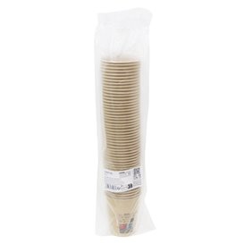 Bicchiere di Carta Kraft-Kraft 7Oz/210ml Ø7,0cm (50 Pezzi)