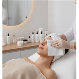 Asciugamani in Spunlace Bianco 20x30cm 50g/m² (3000 Pezzi)