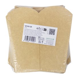 Scatola Pop Corn Mediano Kraft 90g 7,8x10,5x18cm (350 Pezzi)