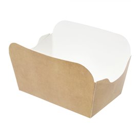 Contenitore in Cartone Kraft per Kebab Sandwich 11,5x7,5cm (25 Pezzi)