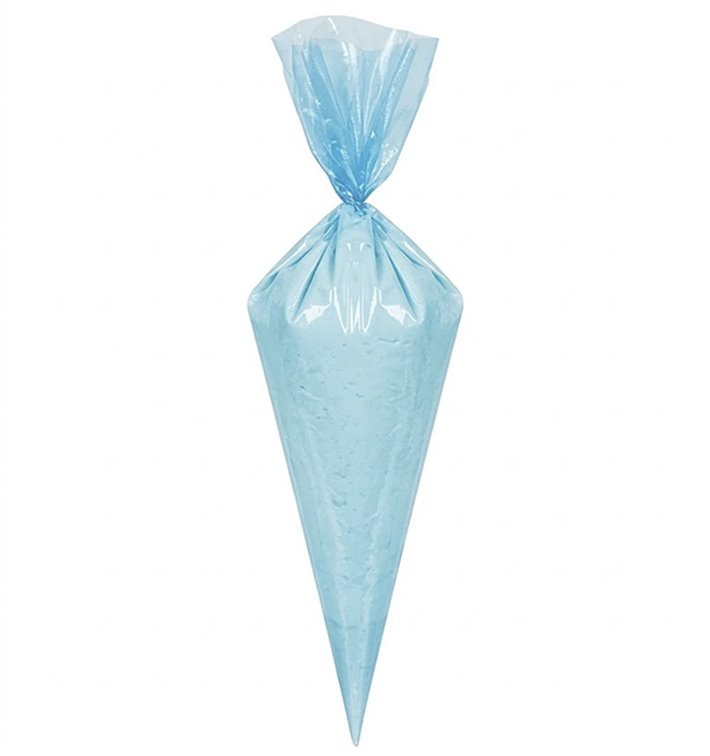 Sac à Poche PE in Rotolo Blu 28x55cm (100 Pezzi)