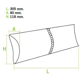 Contenitore  per Baguette Kraft con Apre Facile (500 Pezzi)