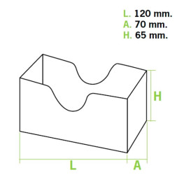Porta Sandwich Kraft (1000 Pezzi)