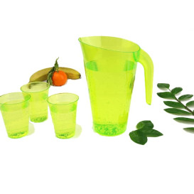 Brocca Plastica Verde Riutilizzabile 1.500 ml (1 Unità)