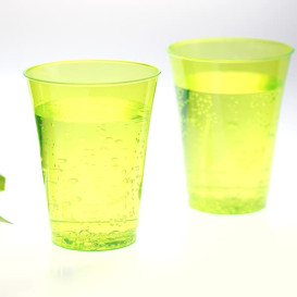 Bicchiere di Plastica Rigida Verde 230 ml (150 Pezzi)