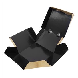 Scatola in Cartone Kraft per Hamburger Gourmet 12x12x9,0cm (350 Pezzi)