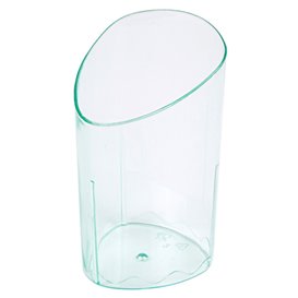 Miniciotola di Plastica Degustazione Verde Trasparente PS 80ml 