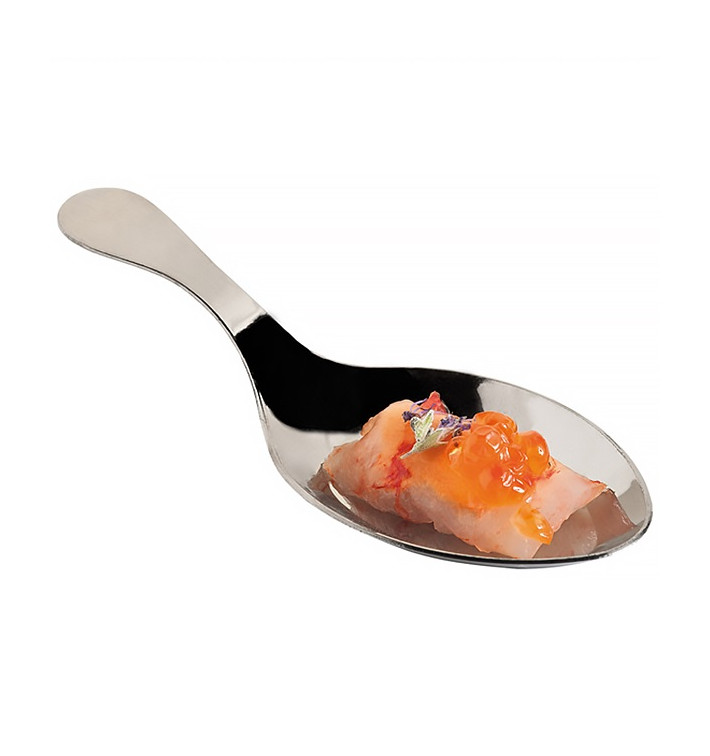 Cucchiaino Plastica per Salsa Argento 10 cm Cucchiaino Plastica per Salsa Argento 10 cm