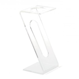 Stand di Plastica per Bicchiere 1 Buco Transp. 
