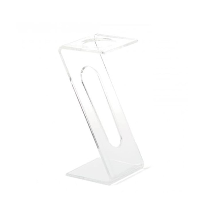 Stand di Plastica per Bicchiere 1 Buco Transp. Stand di Plastica per Bicchiere 1 Buco Transp.