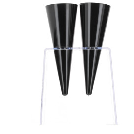 Stand di Plastica per Bicchiere 2 Bucos Transp. (2 pezzi)