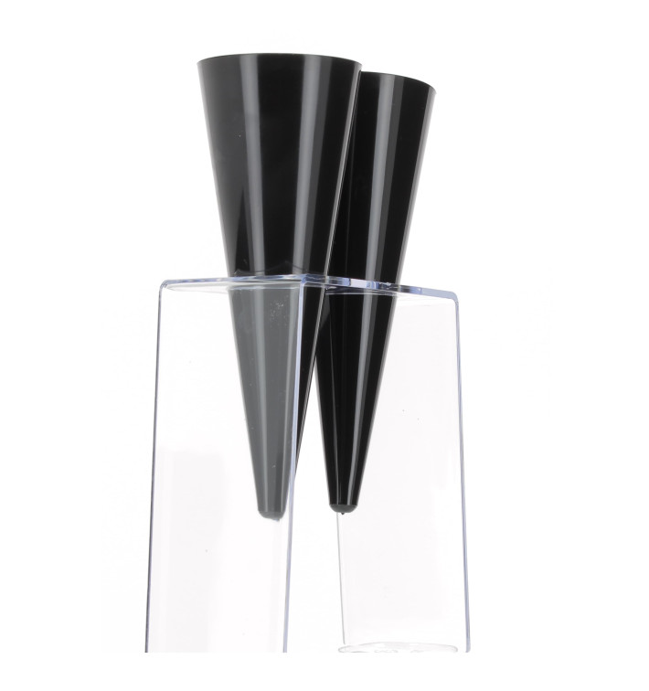 Stand di Plastica per Bicchiere 2 Bucos Transp. Stand di Plastica per Bicchiere 2 Bucos Transp.