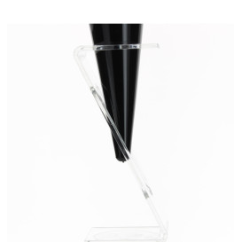 Stand di Plastica per Bicchiere 1 Buco Transp. (2 pezzi)