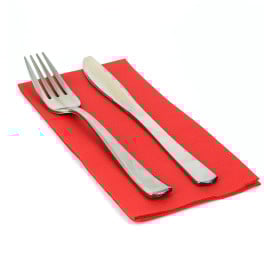 Tovagliolo di Carta 1/8 40x40cm Rosso Punta-Punta 