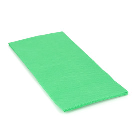 Tovagliolo di Carta 1/8 40x40cm Verde Punta-Punta (1.200 Pezzi)