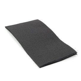 Tovagliolo di Carta 1/8 40x40cm Nero Punta-Punta (50 Pezzi)