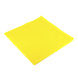 Tovagliolo di Carta 40x40cm Giallo Punta- Punta (50 Pezzi)