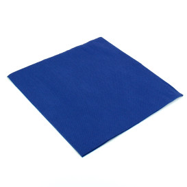 Tovagliolo di Carta 40x40cm Blu Punta-Punta (1.200 Pezzi)