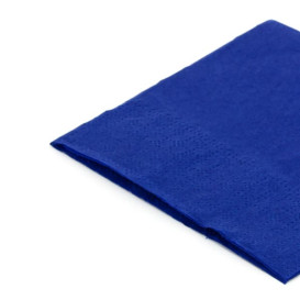 Tovagliolo di Carta Cocktail 20x20cm Blu (100 Pezzi)