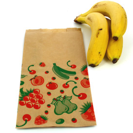 Sacchetto di Carta per Frutta 14+7x28cm (100 Pezzi)