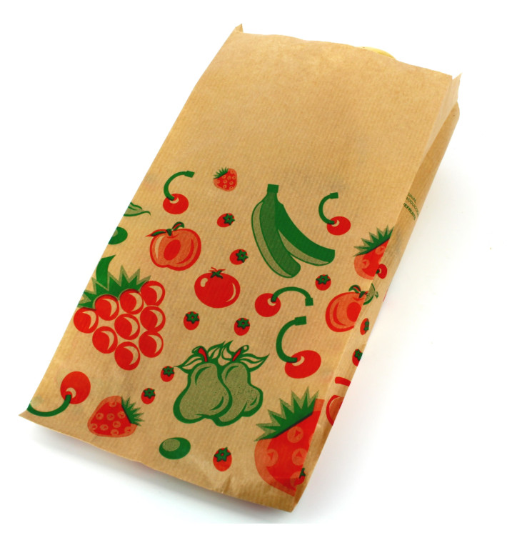 Sacchetto di Carta per Frutta 14+7x28cm (100 Pezzi) Sacchetto di Carta per Frutta 14+7x28cm (100 Pezzi)