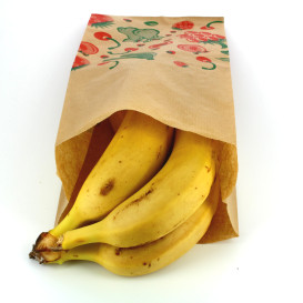 Sacchetto di Carta per Frutta 14+7x28cm (100 Pezzi)