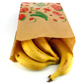 Sacchetto di Carta per Frutta 18+10x28cm (100 Pezzi)