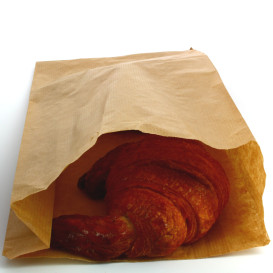 Sacchetto di Carta Kraft 25+8x36cm (100 Pezzi)