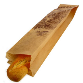 Sacchetto di Carta Kraft "Siega" 9+5x50cm (1000 Pezzi)