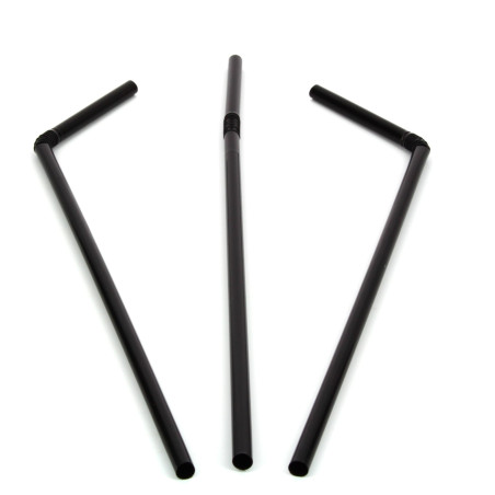 Cannuccia Flessible Nera Ø5mm 21cm (20000 Pezzi)